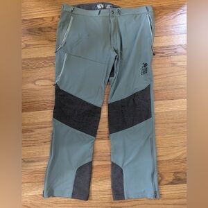 Mountain Hardwear Mens Lightweight Technical Ski Pants - L
